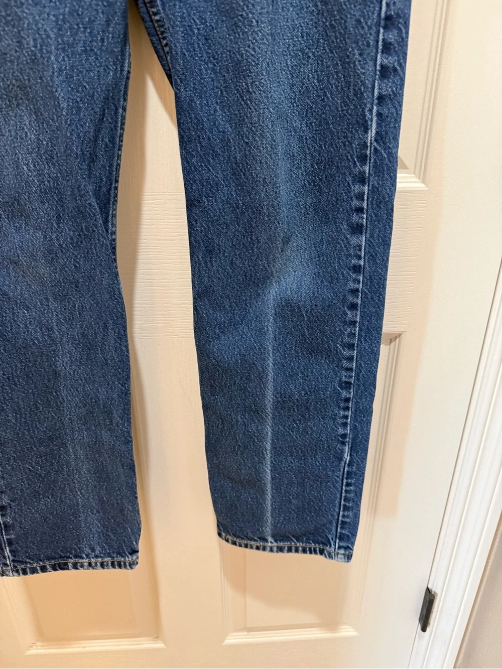 Men's Levi 505 Regular Fit Denim Jeans in Dark Blue 32x32